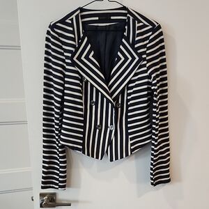 P2P 17" Vero Moda Navy and White Striped Blazer